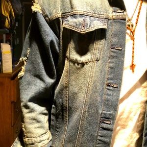 Half sleeve ‘Highway Jeans’ brand jean jacket